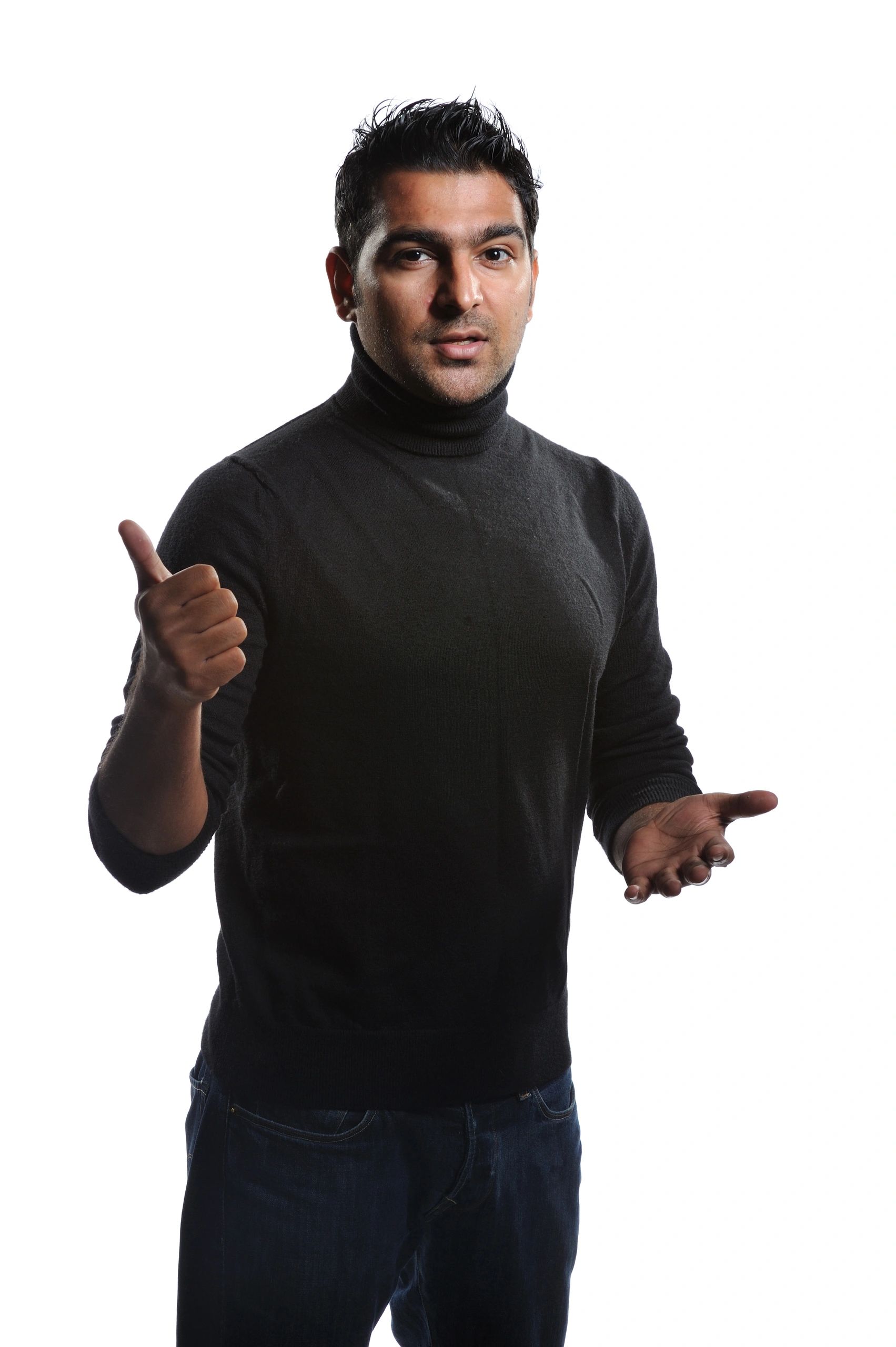 Portrait of a professional event speaker